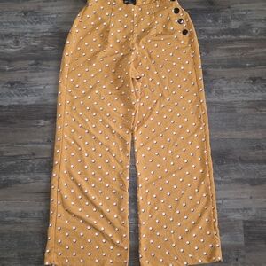 Like an Angel Mustard Polka Dot Pants